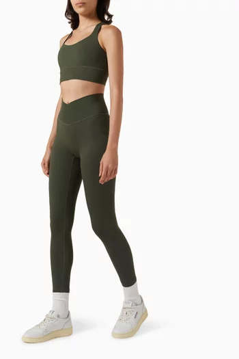 Ultimate Wrap Over Leggings in Stretch-nylon