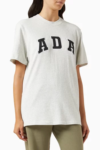 ADA Short Sleeve Oversized T-shirt in Cotton
