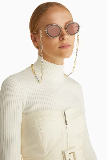 Payton Eyeglasses Chain in Metal