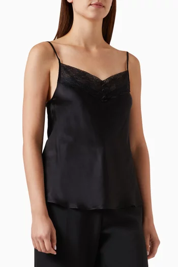 Leana Cami Top in Silk