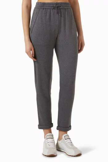Drawstring Sweatpants in Cotton-jersey