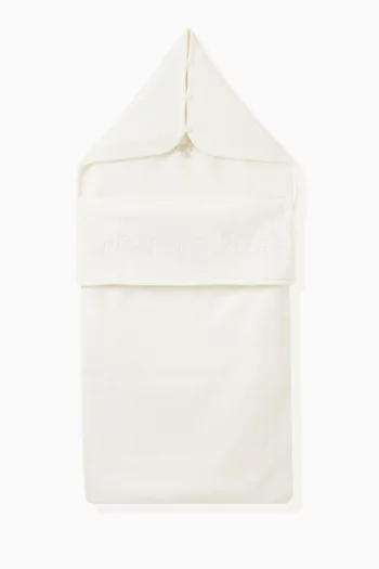 Logo-embroidered Sleeping Bag in Polyester