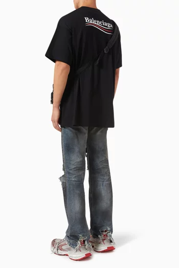 Political Campaign T-shirt in Cotton Jersey