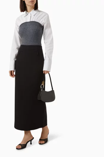 Smith Midi Skirt in Viscose-blend