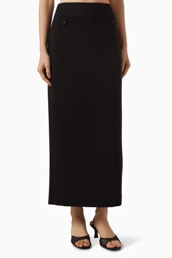 Smith Midi Skirt in Viscose-blend