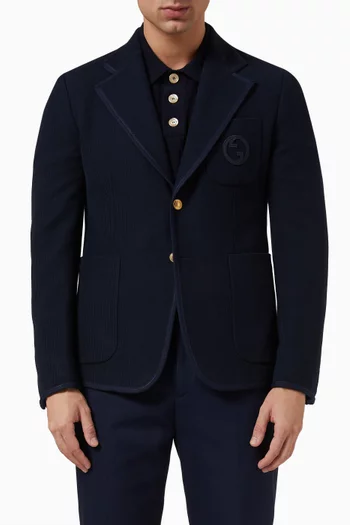 Gucci navy blazer cheap