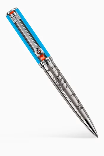 قلم حبر جاف لو مان 24 بإصدار مفتوح ستانلس ستيل