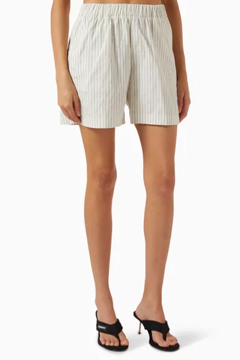 Ren Striped Shorts in Cotton