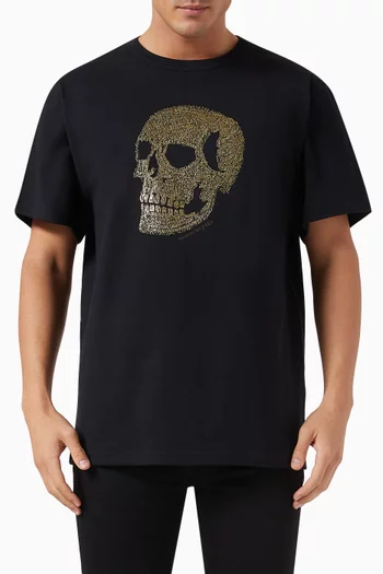 Skull T-shirt in Organic Cotton-jersey