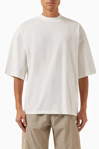 Piped T-shirt in Cotton