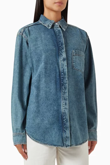 Easy Oversized Shirt in Denim