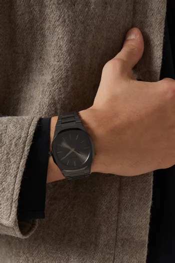 Ultra Thin Monochrome Quartz Watch, 40mm