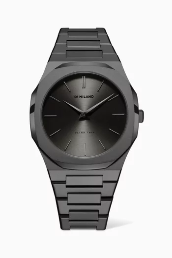 Ultra Thin Monochrome Quartz Watch, 40mm