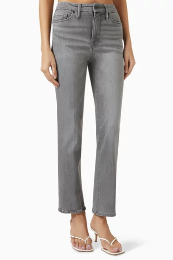 Good Curve Straight-fit Jeans in Denim