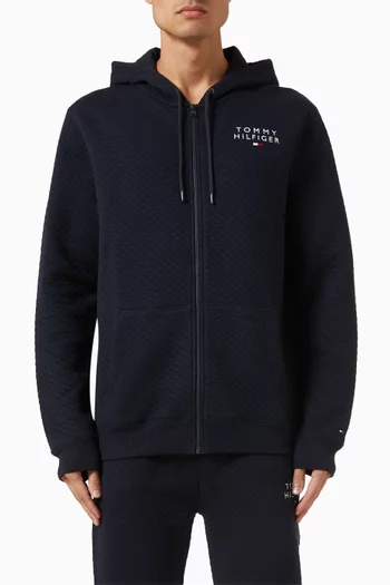 TH Original Diamond Quilted Hoodie in Cotton-blend