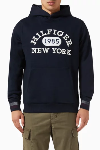 Monotype College Logo Hoodie in Cotton-blend
