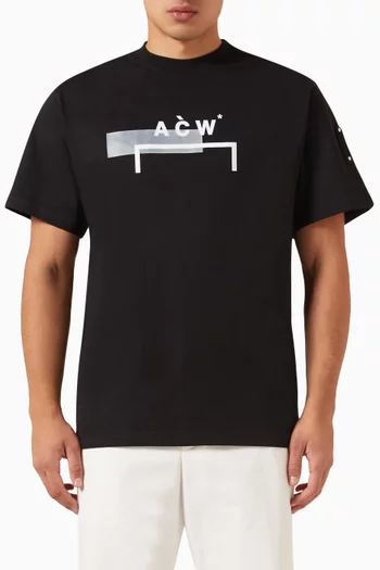 Strata Bracket Logo T-shirt in Cotton
