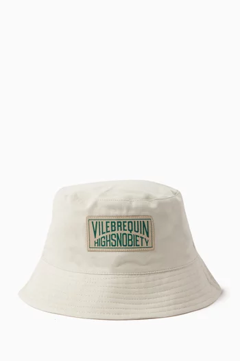 قبعة باكيت بلون سادة قطن فيليبريكوين × هايسنوبيتي