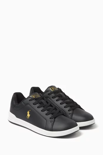 Junior Heritage Court II Sneakers in Faux Leather