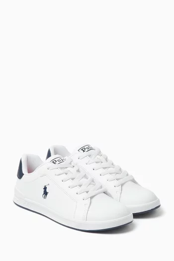 Heritage Court II Sneakers in Faux Leather