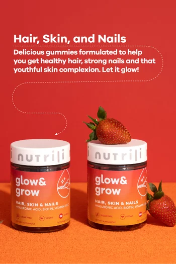 Glow & Grow, 60 Sugar Free Gummies