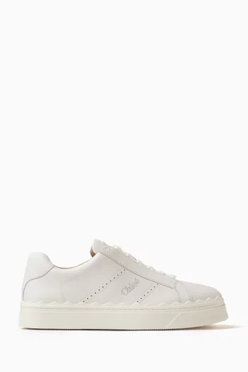 Lauren Low Top Sneakers in Leather