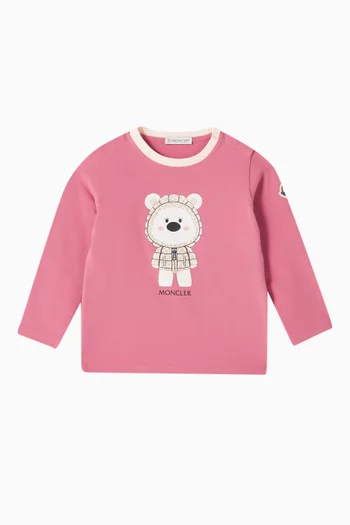 Bear T-shirt in Cotton