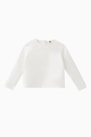 Long-Sleeve Blouse in Polyester