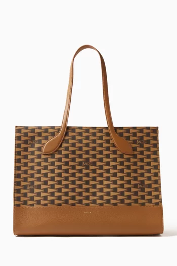 Keep On Tote Bag in Cotton & Leather