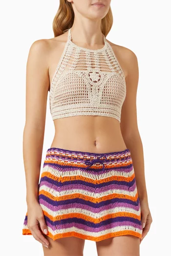 Marie Bikini Top in Crochet