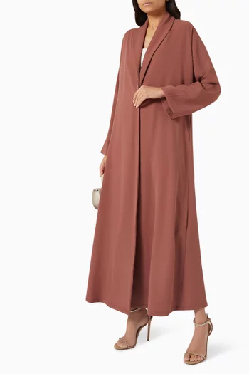 عباية بقصة زينة بوليستر كريب