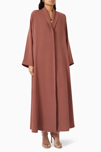 عباية بقصة زينة بوليستر كريب