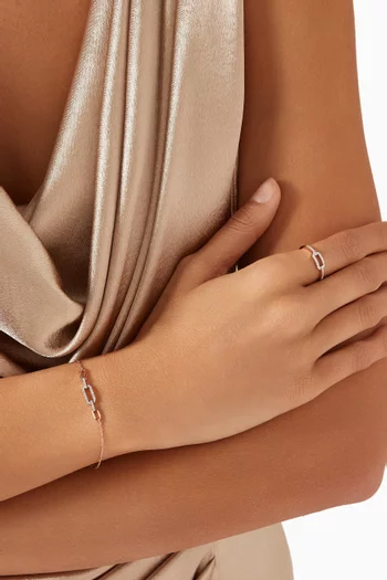 Lync Chain Diamond Bracelet in 18kt Rose Golld