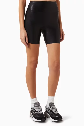 Marvel Biker Shorts in Metallic-nylon