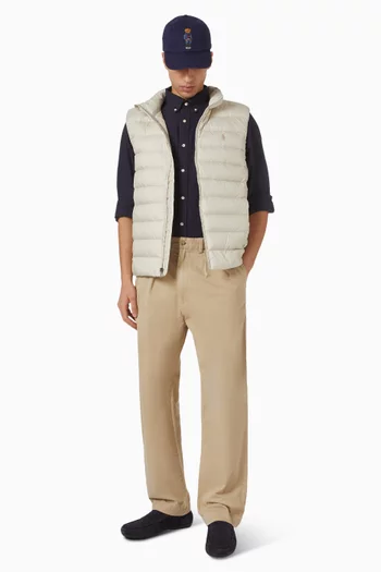 Garment-dyed Oxford Shirt in Cotton