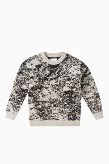 Marble Sweater in Cotton