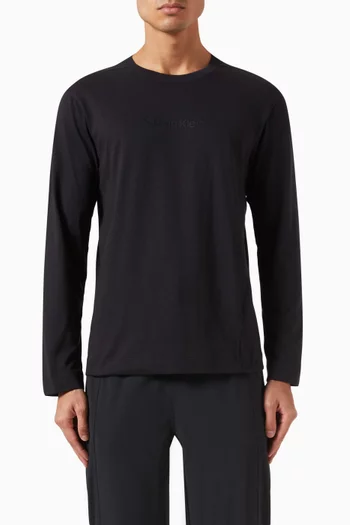 Long-sleeve Gym T-shirt in Jersey