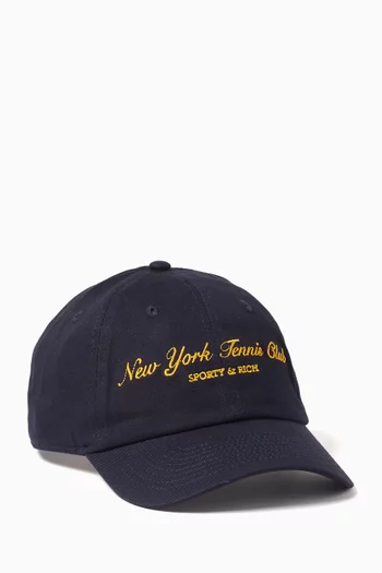 NY Tennis Club Hat in Cotton Twill