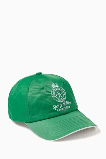 Crown Logo Hat in Nylon