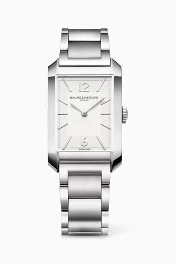 Hampton Quartz Stainless Steel Watch, 43 x 27mm