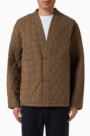 Abbott Quilted Gi Jacket in Cotton-voile