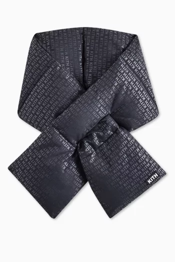 All-over Monogram Puffer Scarf