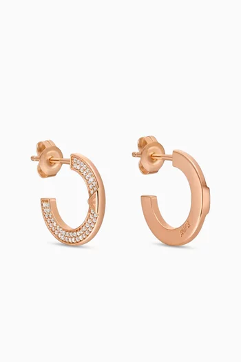 Crystal Hoop Earrings