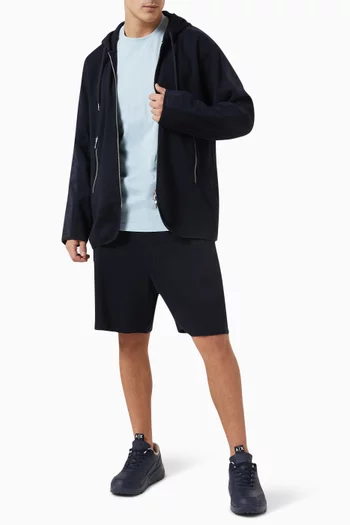 Logo-tape Shorts in Cotton-blend