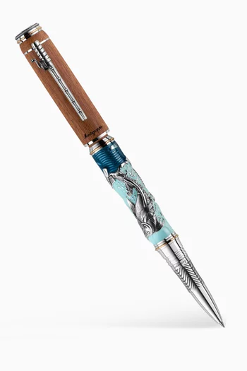 The Old Man and the Sea Rollerball Pen in Stainless Steel