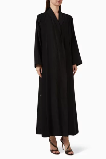 Shawl-collar Abaya