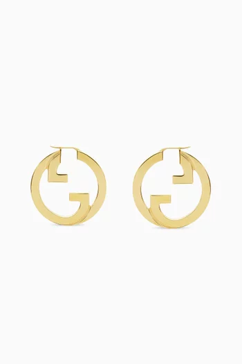 Blondie Hoop Earrings in Metal