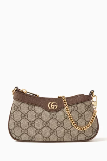 Ophidia Mini Bag in GG Supreme Canvas