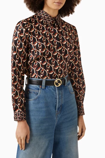 Blondie Belt in Leather