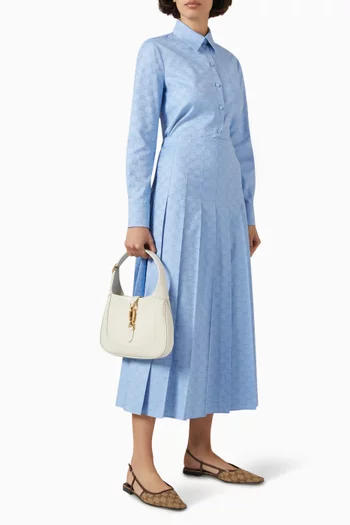 GG Supreme Oxford Skirt in Cotton